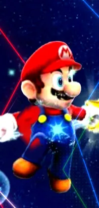 Light Cartoon Mario Live Wallpaper