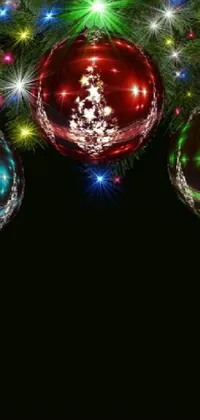 Light Christmas Ornament Liquid Live Wallpaper