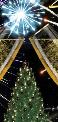 Light Christmas Tree Live Wallpaper