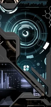 Light City Electric Blue Live Wallpaper