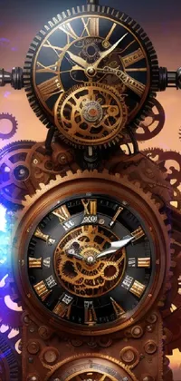 Light Clock Quartz Clock Live Wallpaper