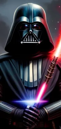 Light Darth Vader Cartoon Live Wallpaper