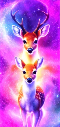 Light Deer Natural Environment Live Wallpaper