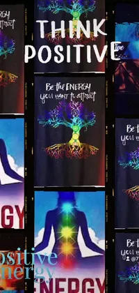 This live wallpaper features a series of positive posters designed to encourage optimism and hope, accompanied by beautiful metaphysical paintings and energy effects that create a cosmic theme