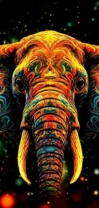 Light Elephant Nature Live Wallpaper