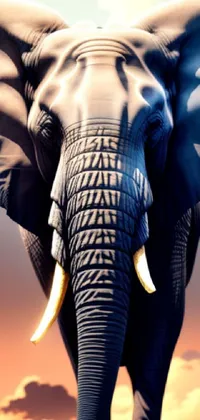 Light Elephants And Mammoths Gesture Live Wallpaper