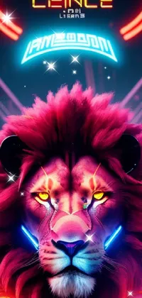 Light Felidae Purple Live Wallpaper