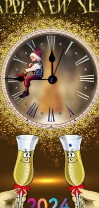 Light Gesture Clock Live Wallpaper