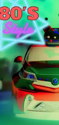 Light Green Automotive Lighting Live Wallpaper