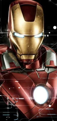 Light Iron Man Automotive Design Live Wallpaper