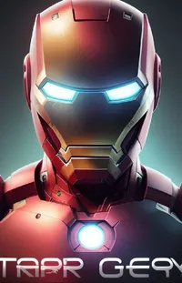 Light Iron Man Red Live Wallpaper