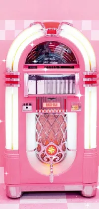 Light Jukebox Pink Live Wallpaper