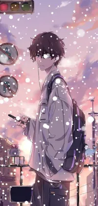 Kawaii Anime • For You, Winter Flower Anime, HD wallpaper