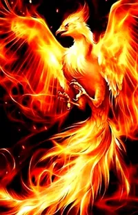 Light Mythical Creature Flame Live Wallpaper