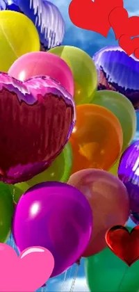 This live wallpaper brings a whimsical and cheerful atmosphere to your phone screen