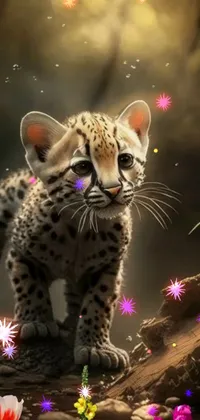 Light Nature Felidae Live Wallpaper