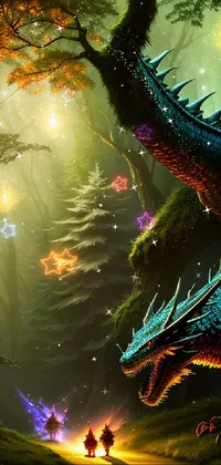 Light Nature Mythical Creature Live Wallpaper