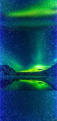 Experience the captivating Aurora Lights Live Wallpaper and transport yourself to the scenic wonderland of the northern lights