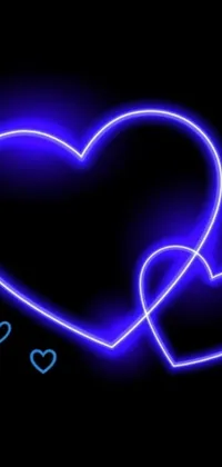 Neon Heart Pulsation Live Wallpaper