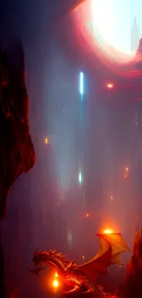 This mesmerizing live wallpaper transports you to a mystical fantasy world
