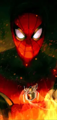 Bring the iconic Marvel Comics character Spider-Man to your phone screen with this high-quality live wallpaper