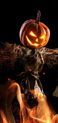 scarecrow halloween  Live Wallpaper