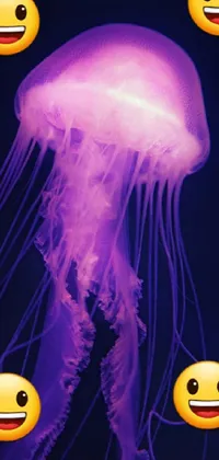 Light Organ Jellyfish Live Wallpaper