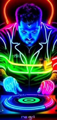 DJ Neon  Live Wallpaper