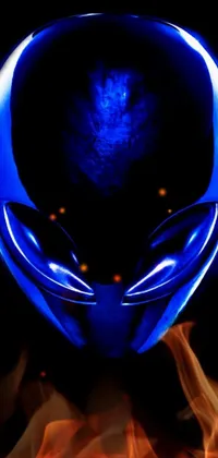 Get this stunning minimalist live wallpaper for your phone! Featuring a digitally created close-up of a face amidst darkness, the artwork by Julian Allen is conceptually inspired, portraying an avatar image helmet in a bold and futuristic manner