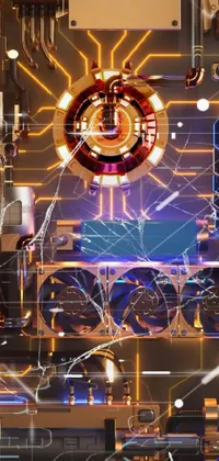 Light Purple Building Live Wallpaper