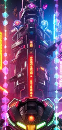 CyberPunk, cities, city, lights, pixel, HD phone wallpaper