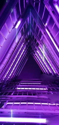 Light Purple Electricity Live Wallpaper
