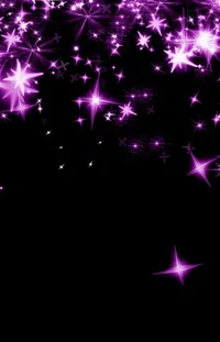 Light Purple Fireworks Live Wallpaper