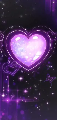 Light Purple Lighting Live Wallpaper