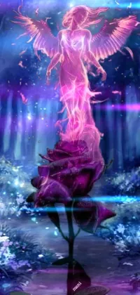 Light Purple Mythical Creature Live Wallpaper