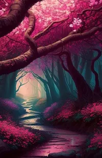 Light Purple Natural Environment Live Wallpaper