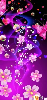 Light Purple Petal Live Wallpaper