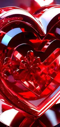 Light Red Font Live Wallpaper