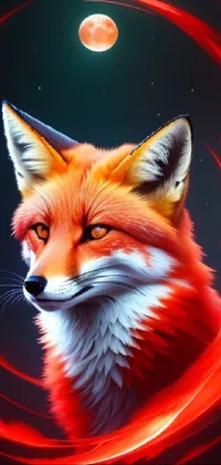 Light Red Fox Fox Live Wallpaper