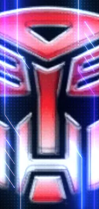 Transformers Armada live wallpaper featuring a stunning digital rendering of the iconic red and black logo