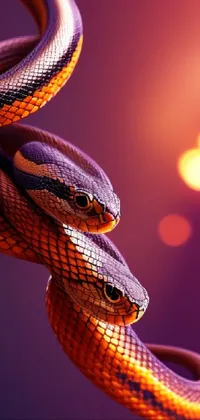 Light Snake Reptile Live Wallpaper