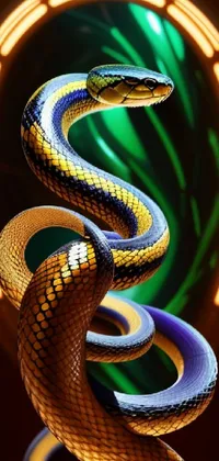 Light Snake Scaled Reptile Live Wallpaper
