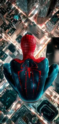 Light Spider-man Human Body Live Wallpaper