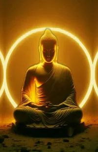Light Statue Meditation Live Wallpaper