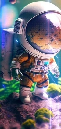 Light Toy Astronaut Live Wallpaper