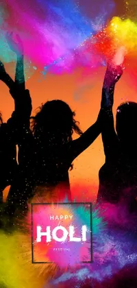 happy holi live wallpaper