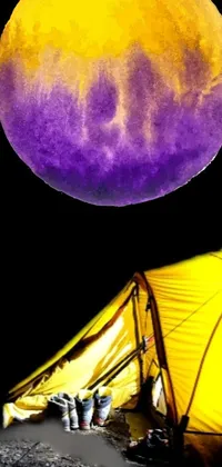 Light World Purple Live Wallpaper