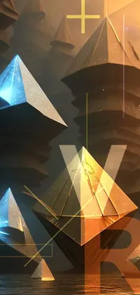 Light World Triangle Live Wallpaper