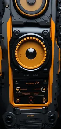 Light Yellow Audio Equipment Live Wallpaper