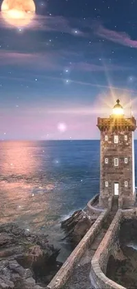 Lighthouse Water Sky Live Wallpaper